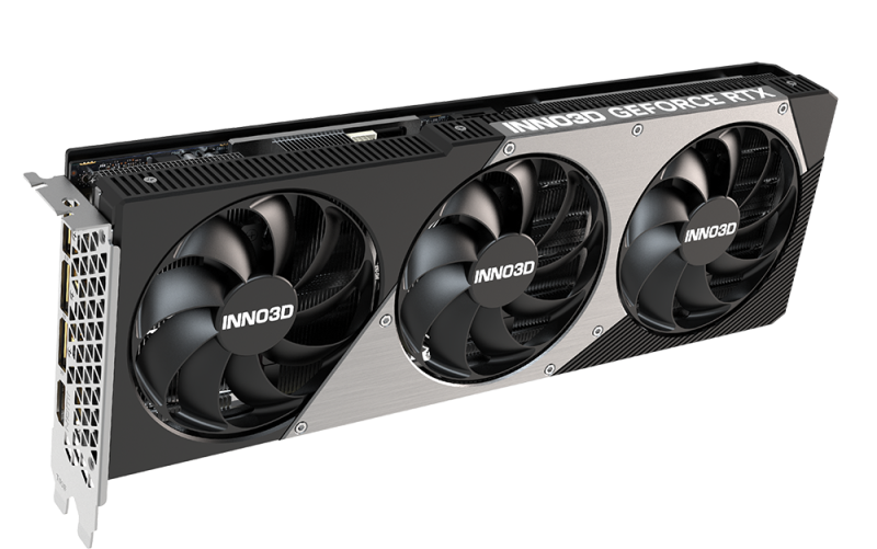 Kartë grafike INNO3D GeForce RTX 5070 Ti X3 OC, 16GB GDDR7, ftohje me tre ventilatorë