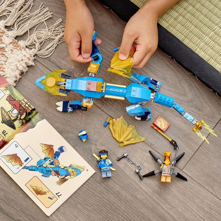 Играчка LEGO® NINJAGO® 71760 Jay's Storm Dragon EVO