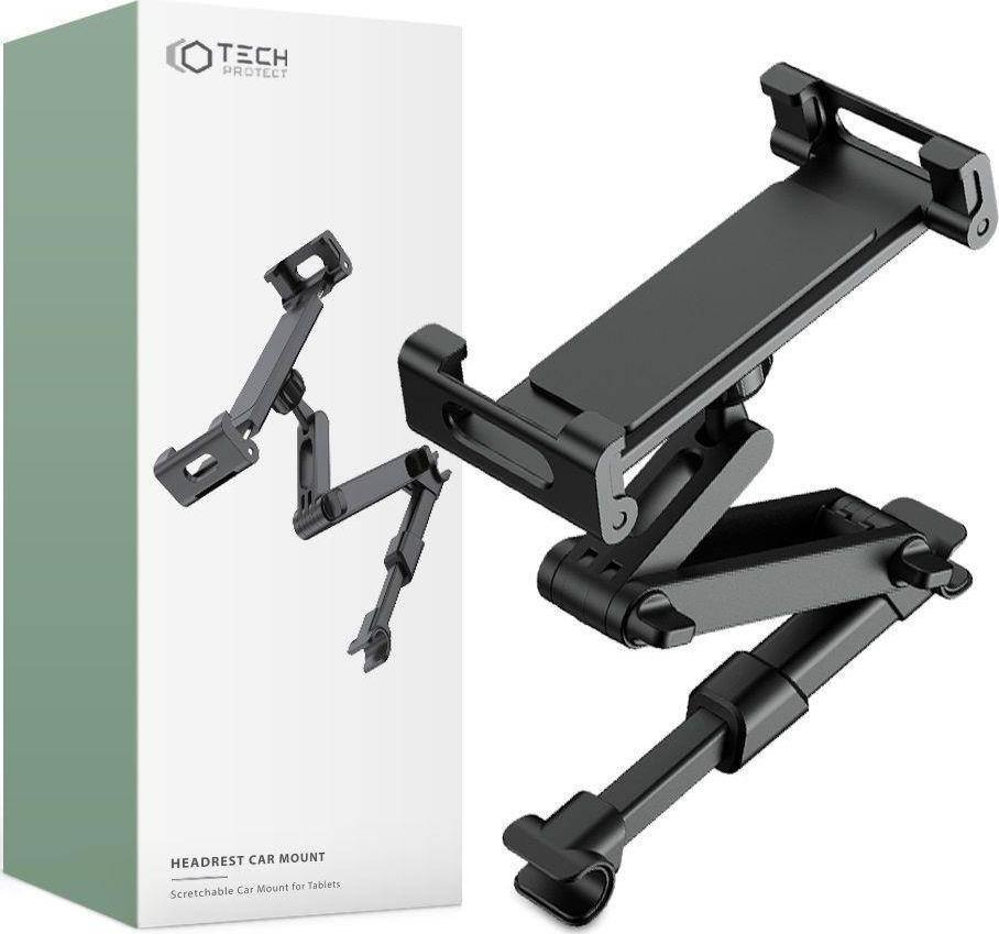 Mbajtëse koke sediljeje për veturë Tech-Protect Stretchable Headrest, universale, e zezë