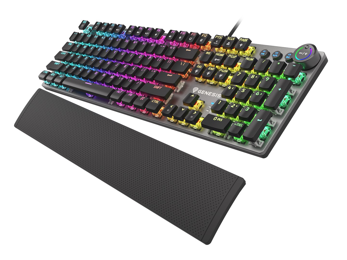 Tastierë Genesis Thor 400 RGB, Kailh Red, USB, e zezë