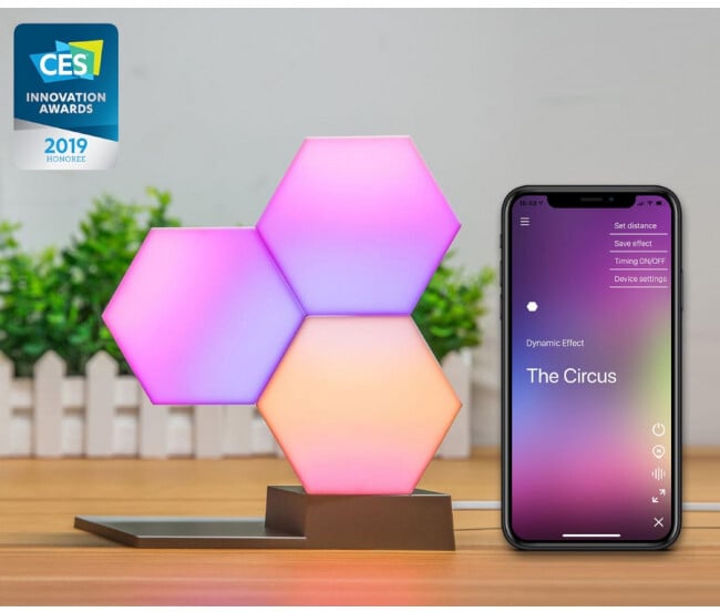 Llambë modulare Wi-Fi Cololight - bazë me 3 blloqe