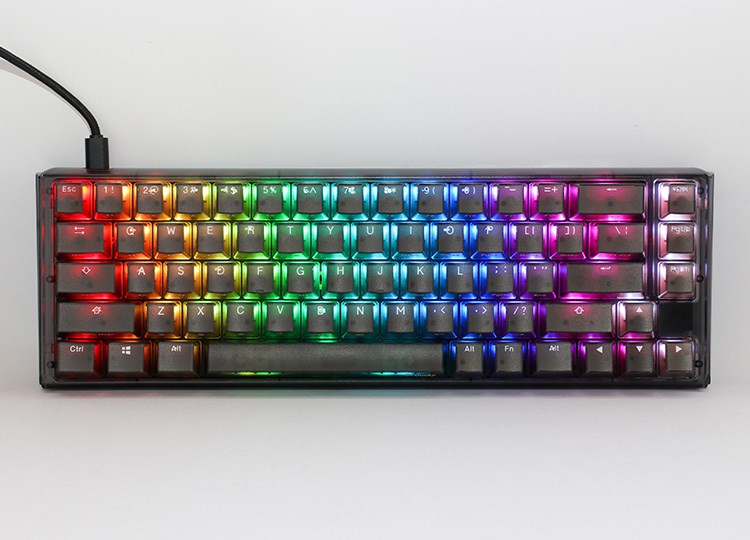 Tastierë për lojëra Ducky One 3 Aura Black SF, Cherry MX Brown, RGB LED, e zezë