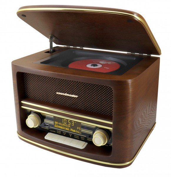 Radio tavoline Soundmaster NR961, DAB+, CD MP3, Bluetooth, kafe