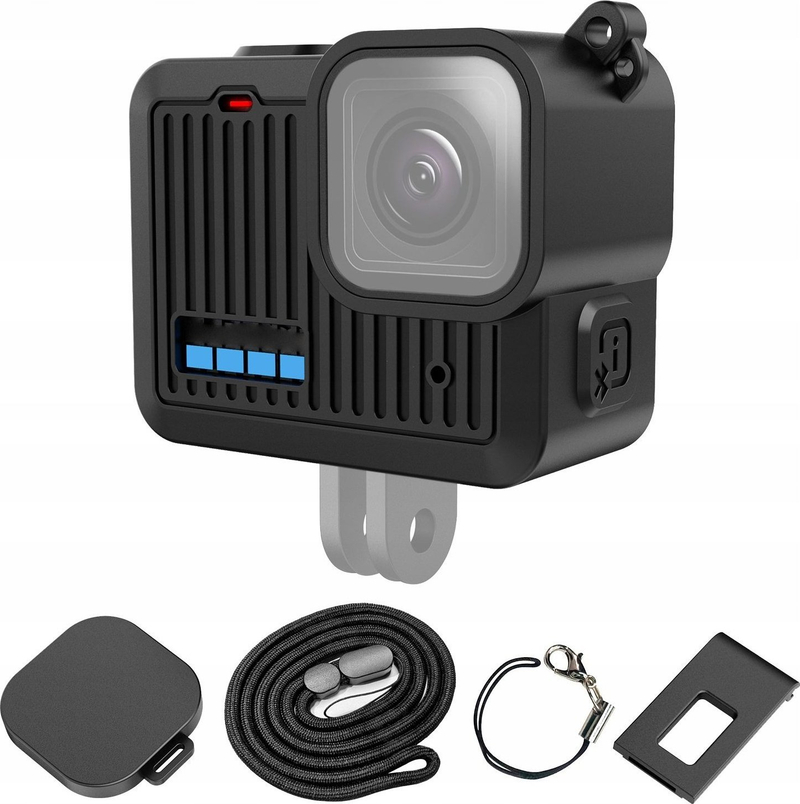 Mbulesë silikoni Puluz për GoPro Hero 4K 2024, e zezë