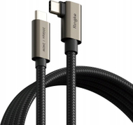Kabllo USB C në USB C Ringke, 200cm, 240W PD, e zezë