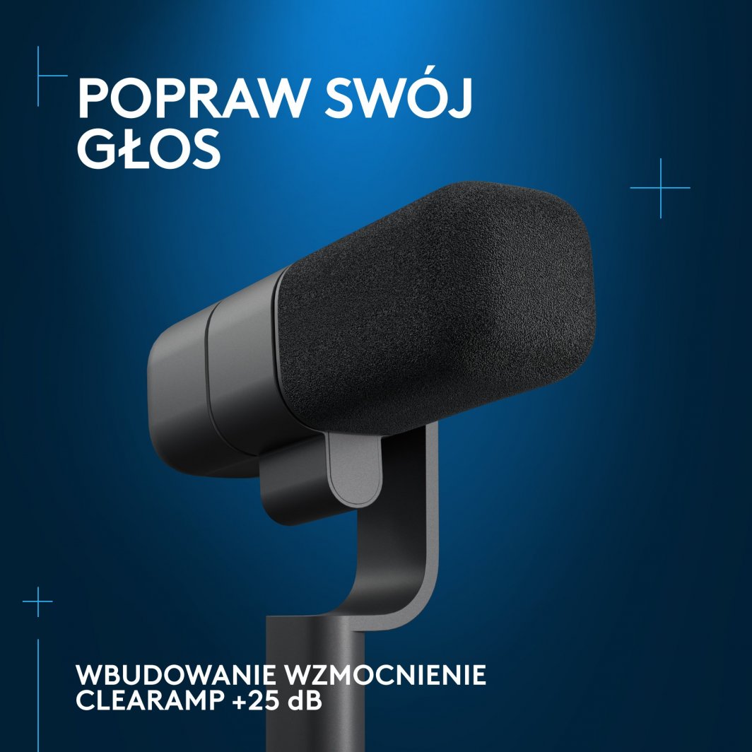 Mikrofon Logitech G Yeti, i zi