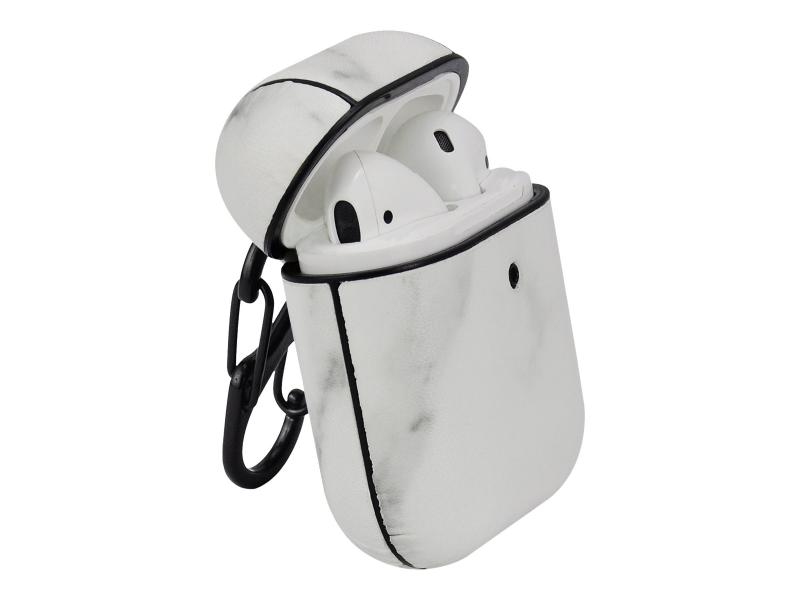 Mbajtëse mbrojtëse TerraTec AirBox për AirPods, silikon, e bardhë