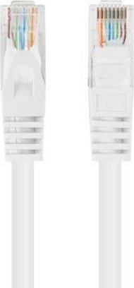 Kabllo rrjeti Lanberg Patchcord CAT.5E UTP, 0.5m, 10 copë, e bardhë