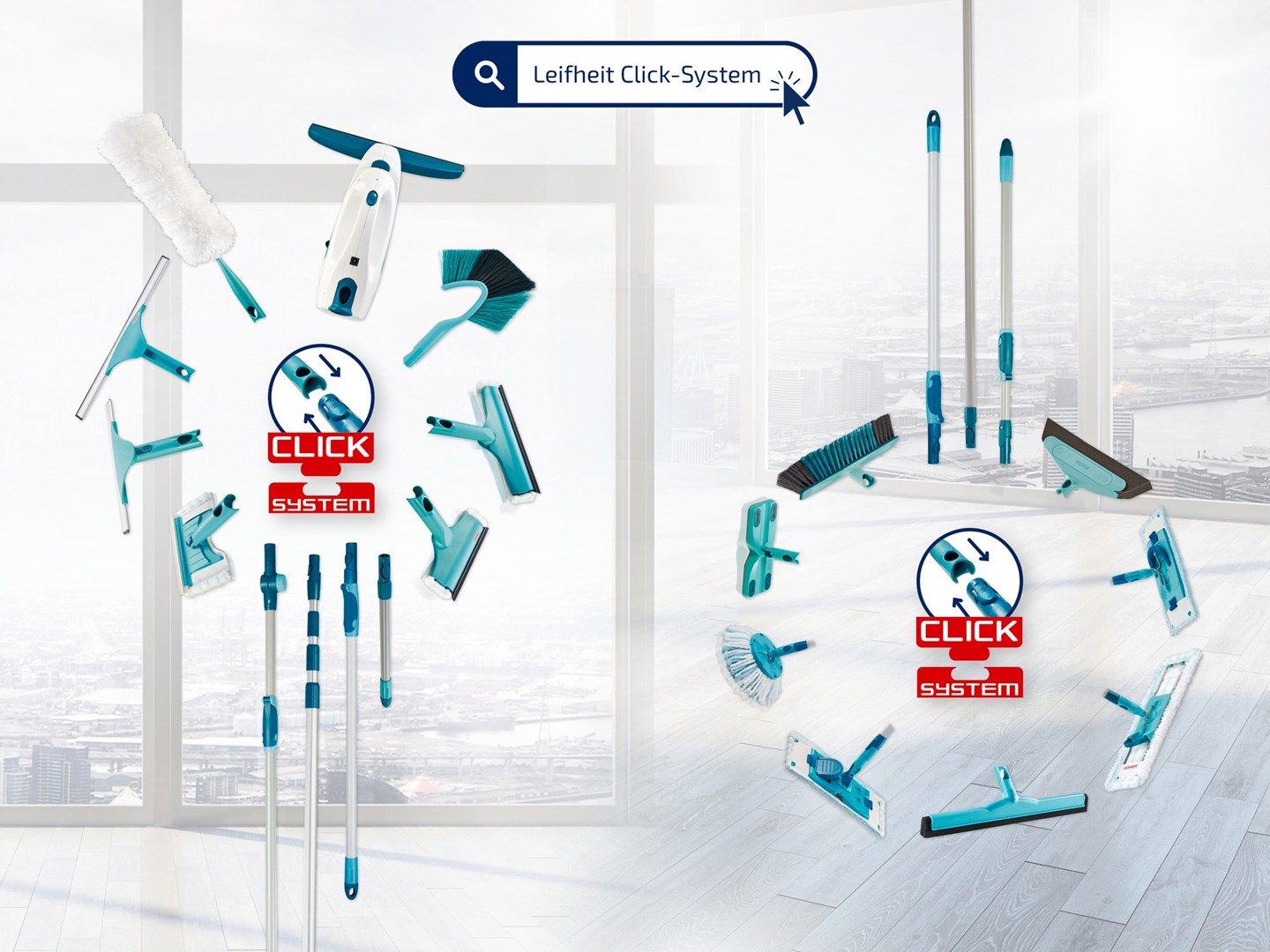 Set mop pastrimi Leifheit Profi Compact 55092, me kovë 9L, 42cm, i gjelbër
