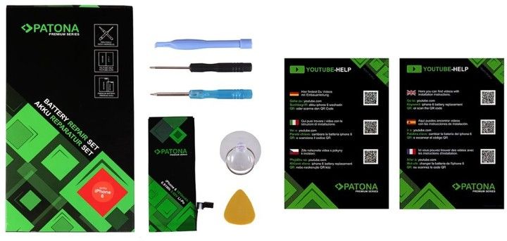 Bateri Patona, për iPhone 6, 1810mAh 3,82V, Li-Pol 