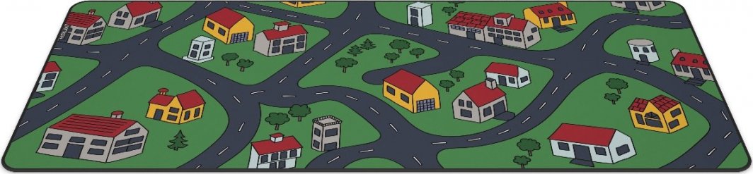 Mauspad Krux Space City , XXL, shumëngjyrësh