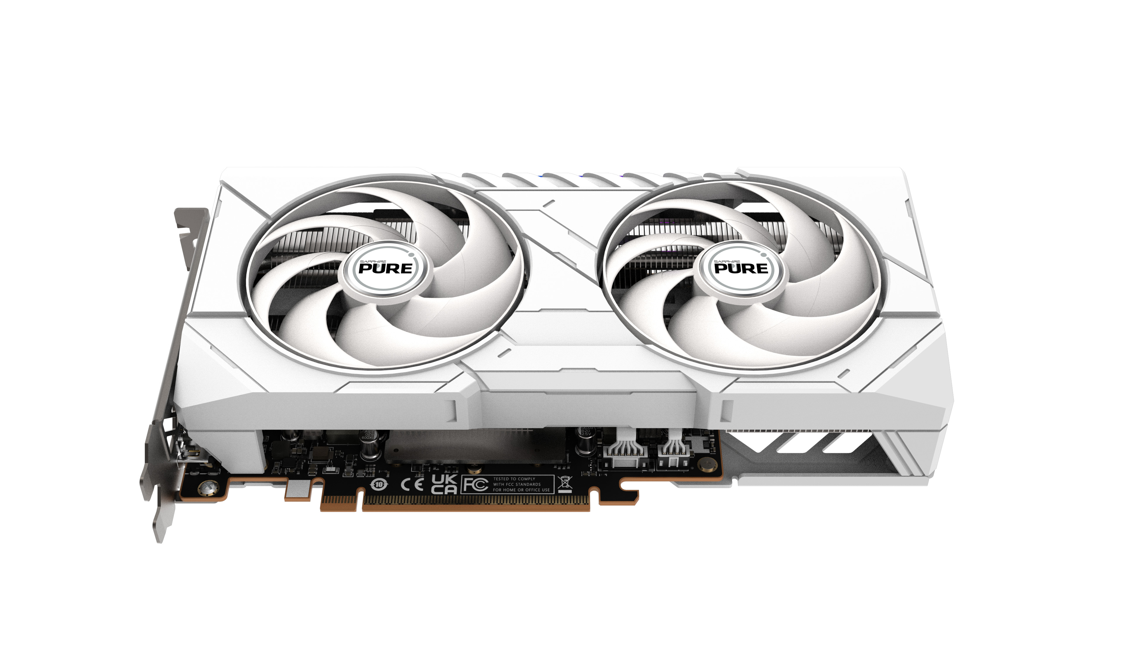 Kartë grafike Sapphire AMD Radeon RX 9060 XT PURE, 16GB GDDR6, ARGB, e bardhë