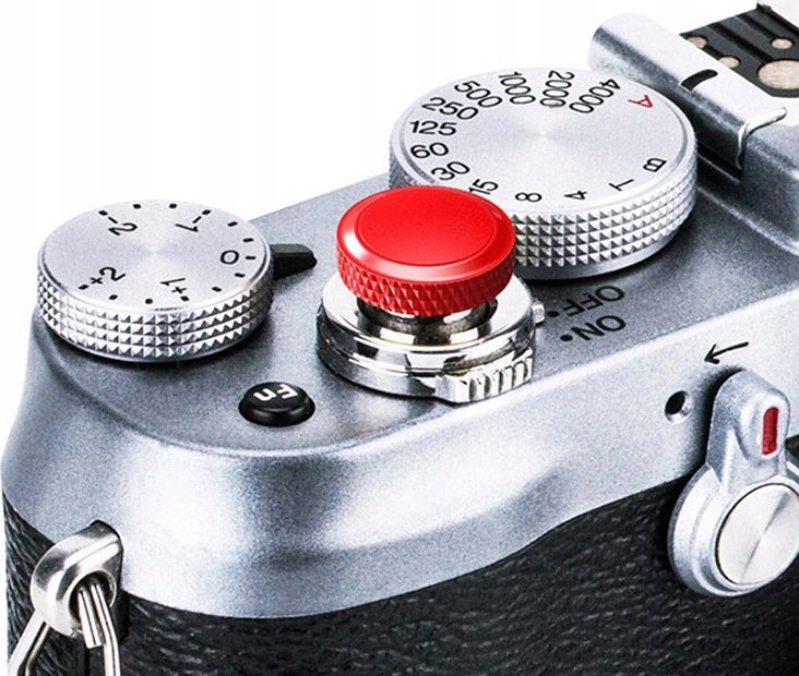 Buton shkrepjeje JJC për kamerë, universal për Fuji dhe Sony, i kuq