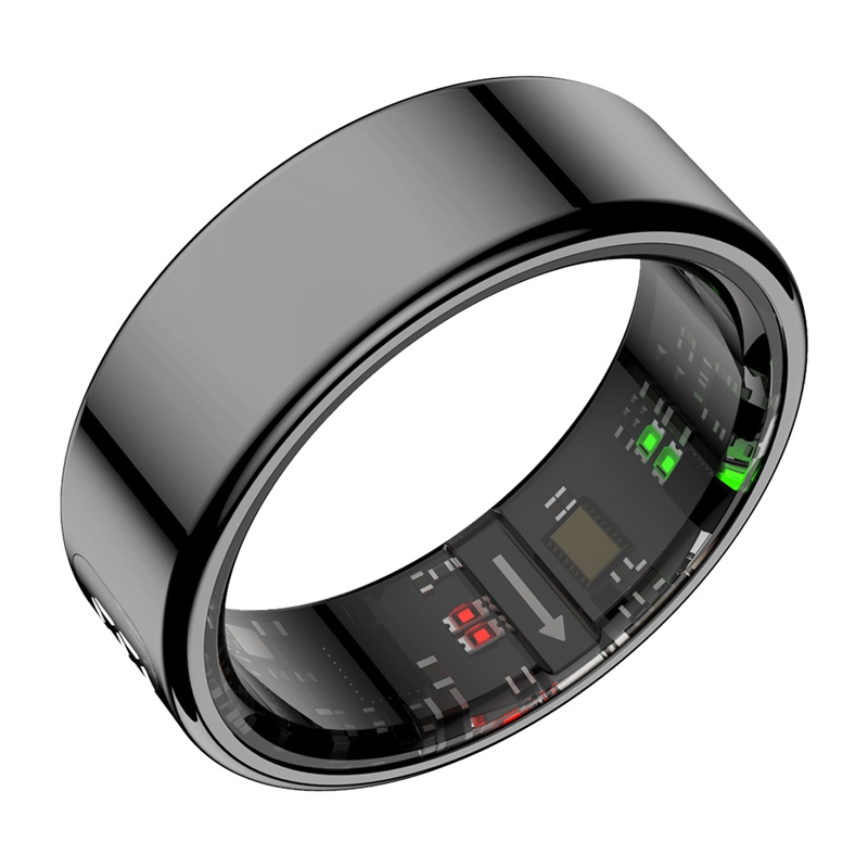 Unazë inteligjente Colmi R12 Smart Ring, 17.9 mm, madhësia 7, e zezë