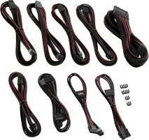 Set kabllosh CableMod ZUAD-933, për PSU Corsair AXI HXi RM, ModMesh, e zezë me të kuqe