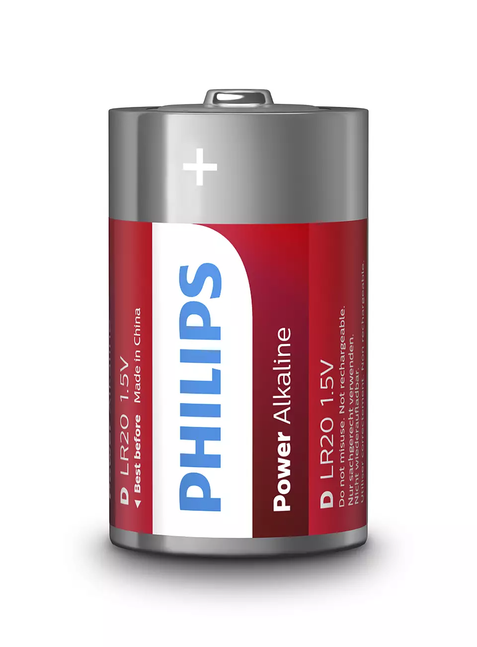 Bateri Philips LR20P2B/10, power alkaline D / 2