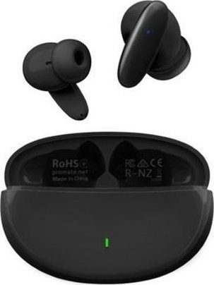 Kufje Bluetooth Promate Lush TWS, stereo, me kuti karikimi, të bardha