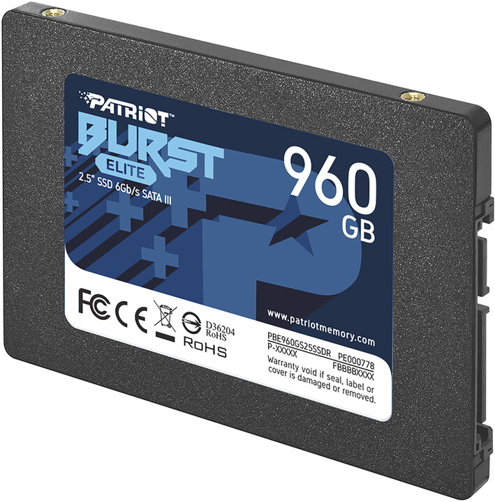 Disk Patriot Burst Elite, 2.5 "- 960GB