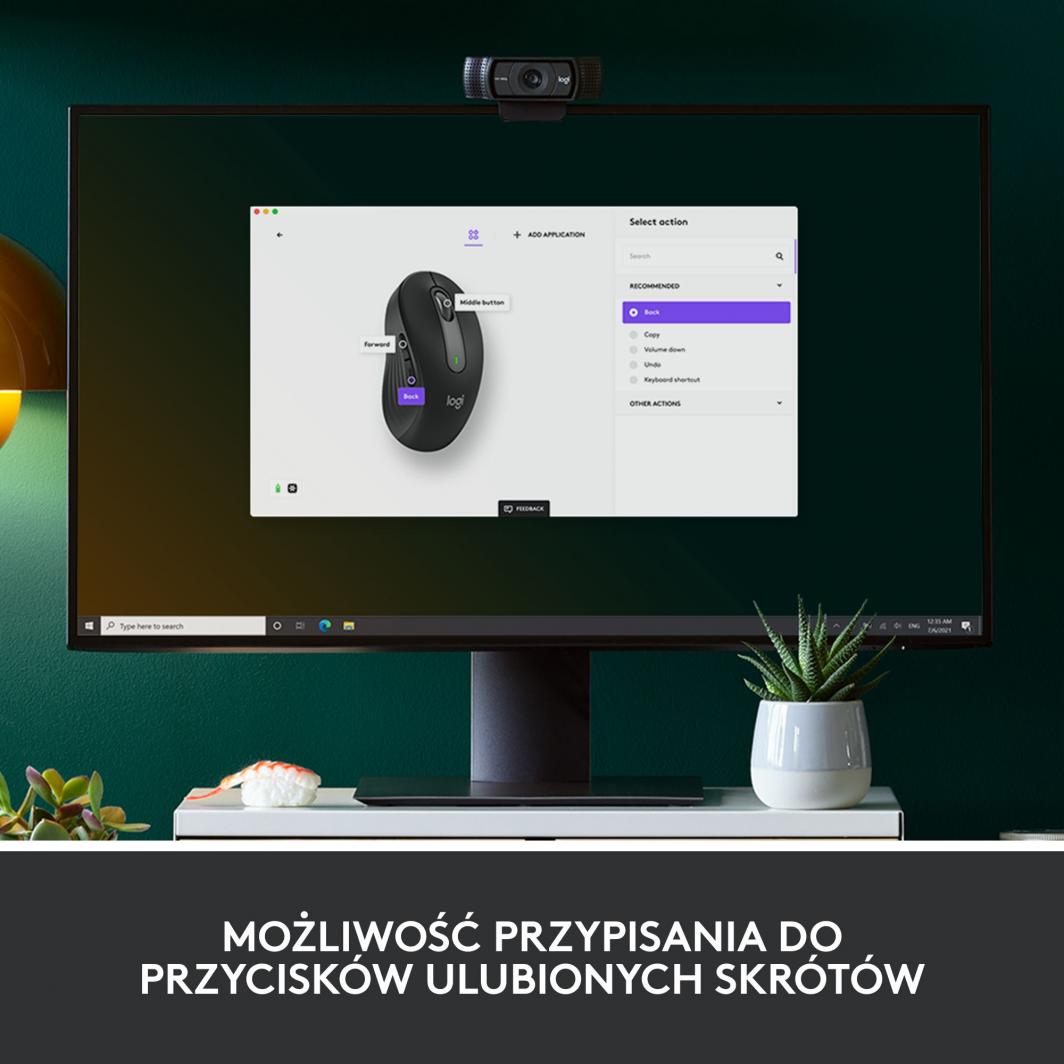 Глушец Logitech M650, wireless, Bluetooth, USB, сива