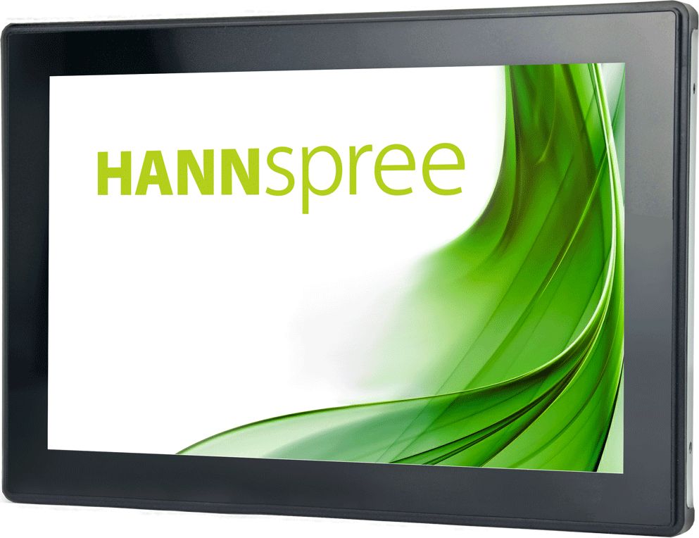 Monitor me prekje Hannspree HO105HTB, 10 pikë prekëse, HDMI VGA, i zi