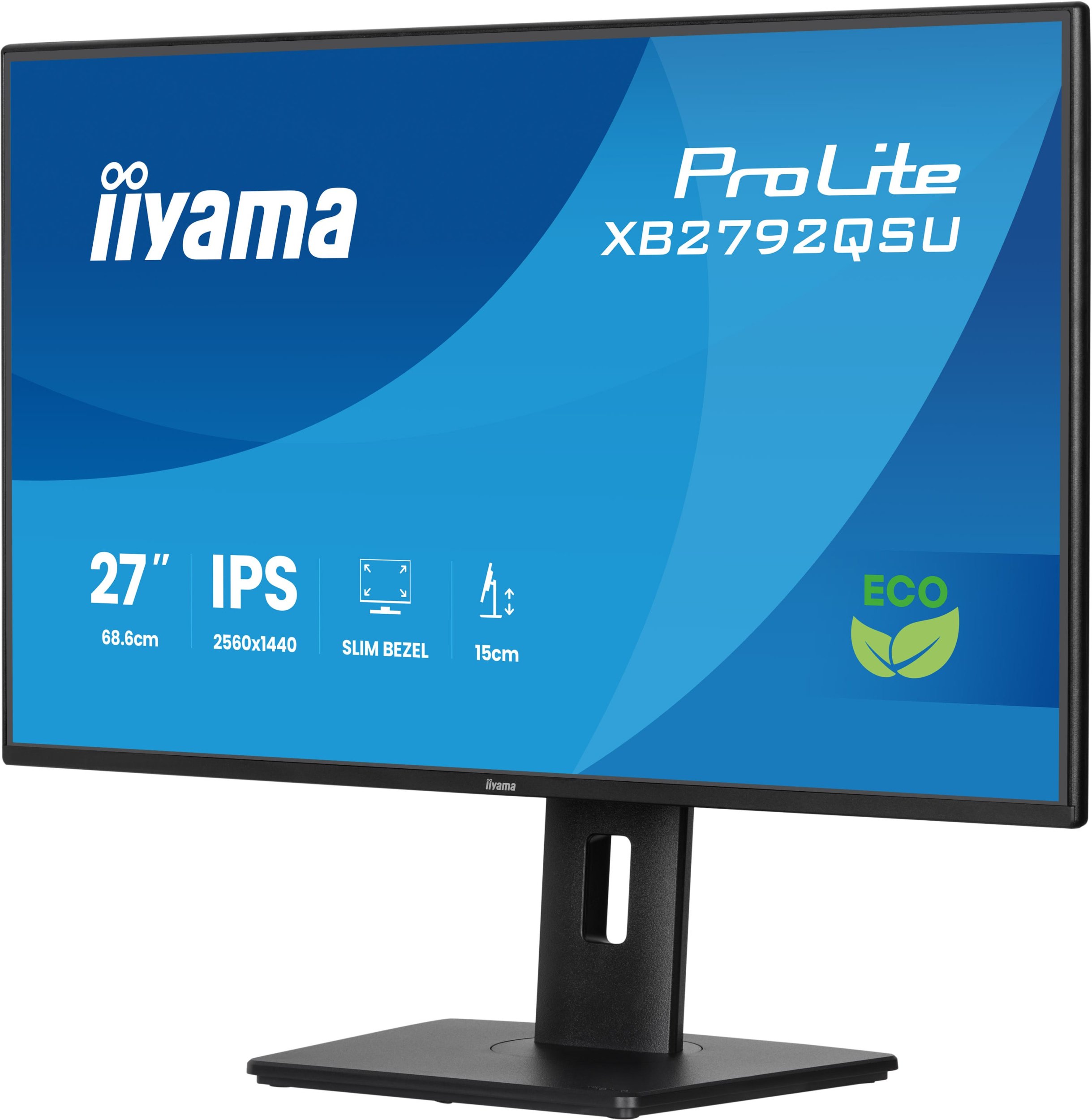 Monitor Iiyama ProLite 27", IPS, QHD, bezel i hollë