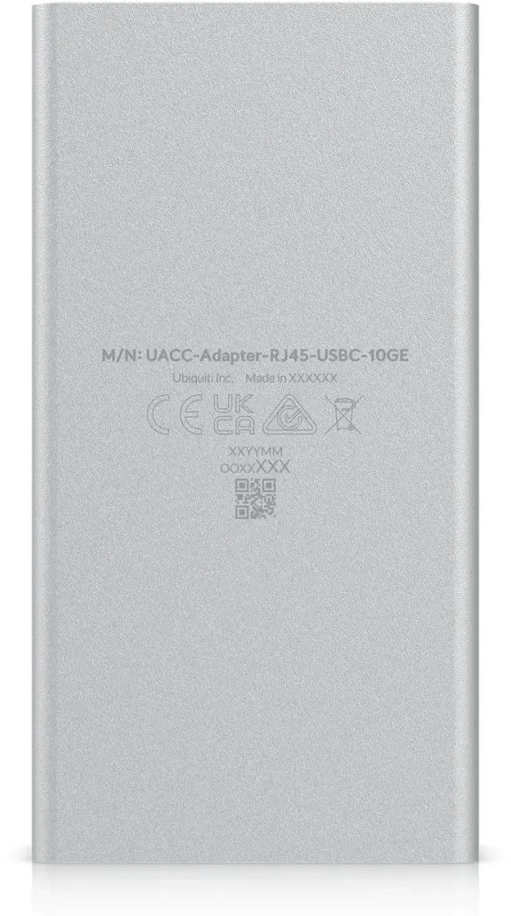 Adapter rrjeti Ubiquiti UniFi UACC-Adapter-RJ45-USBC-10GE, 10Gbps, USB C në RJ45, gri e zezë
