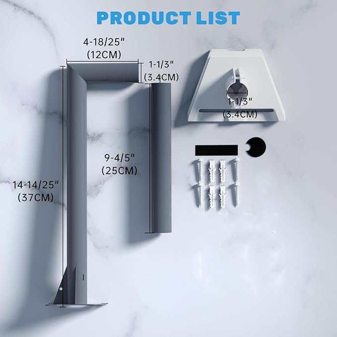 Set mbajtës me adapter Starlink Satellite Internet Gen 3, i hirtë