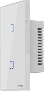 Çelës muri smart Sonoff T2US2C, 2 kanale, Wi-Fi, i bardhë