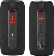 Altoparlantë Bluetooth Tracer Stripe TWS, 10W, IPX5, RGB, të zinj
