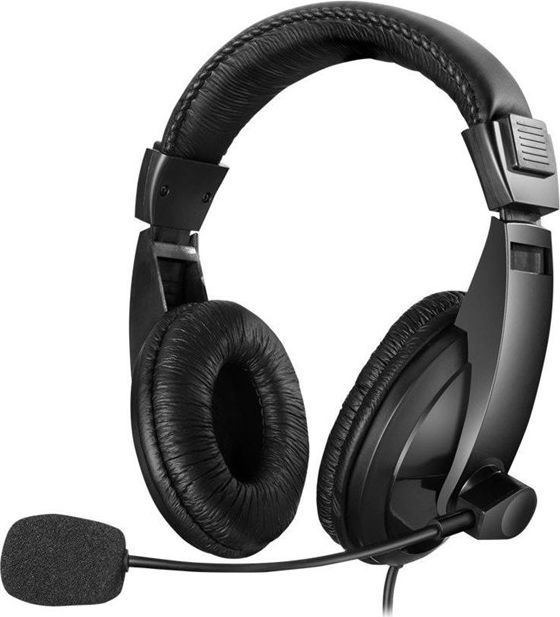 Kufje Sandberg Saver 325-27, USB, me mikrofon, të zeza