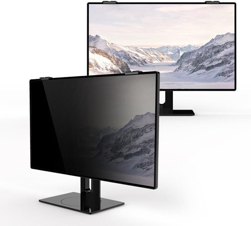 Filtër privatësie për monitor ESTUFF GLBMA21486274, 21.5", transparence e zezë
