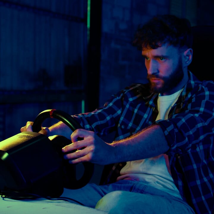 Set timon dhe pedale Thrustmaster T128, (PC, PS4, PS5)