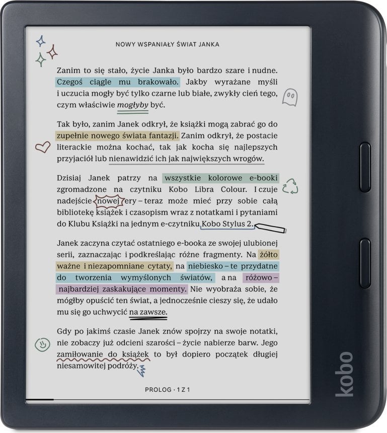 Lexues e-book Kobo Libra Color, 7" 