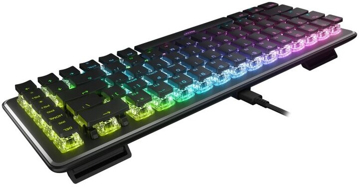 Tastierë ROCCAT Vulcan II Mini, Roccat Titan II Optical Red, US, e zezë