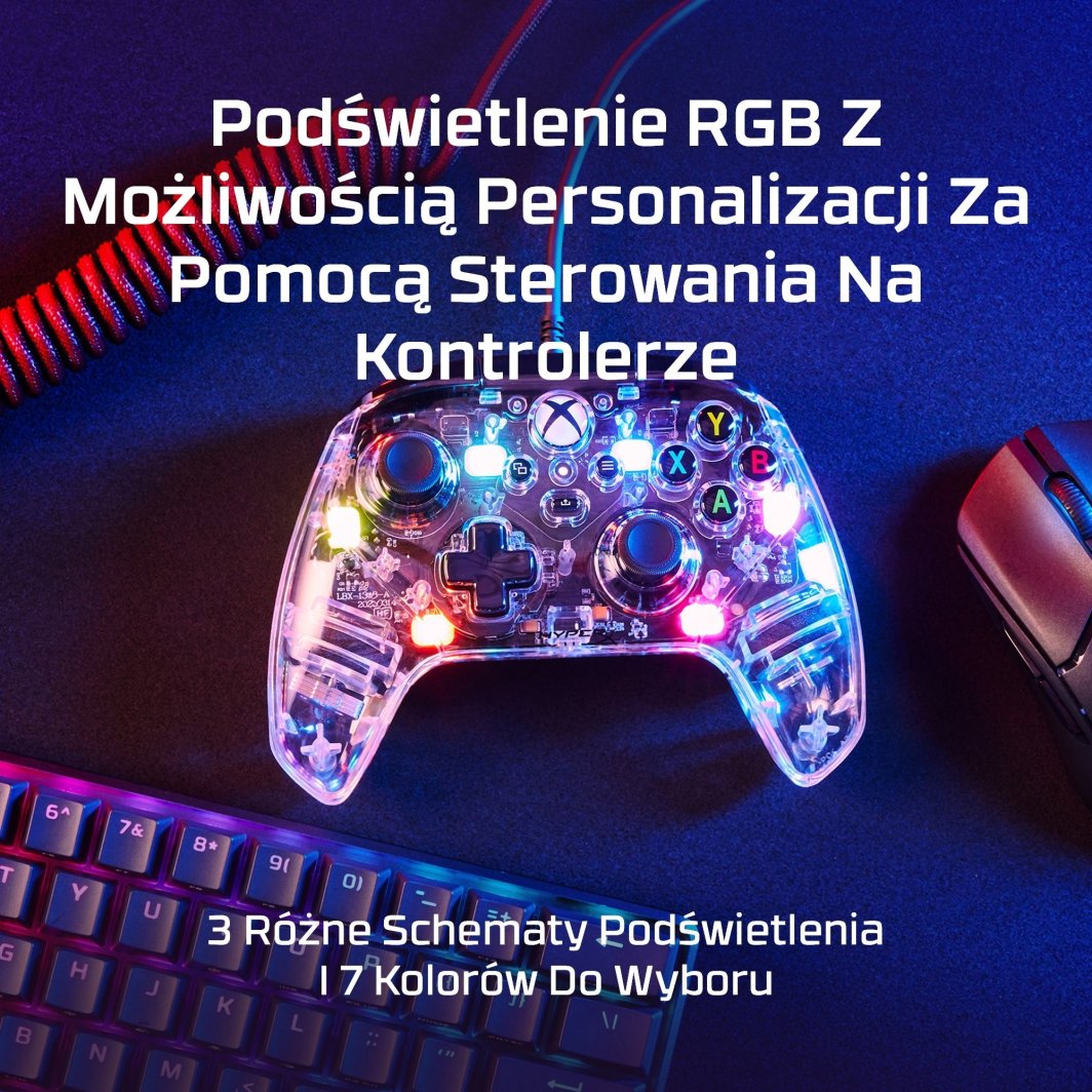 Kontroller HP HyperX Clutch Gladiate, me kabllo, i zi