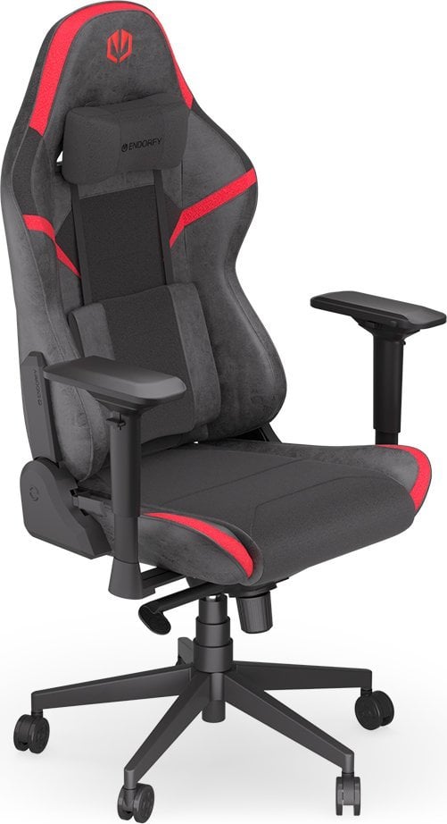Karrige Gaming Endorfy Scrim RD (EY8A002), 128x74x69 cm, kapacitet 120 kg, e kuqe/e zezë