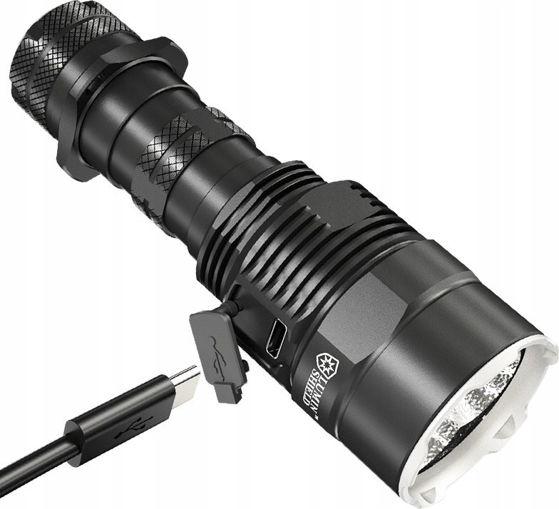 Elektrik dore Nitecore TM9K Pro, 9900 lumen, karikim USB C, i zi