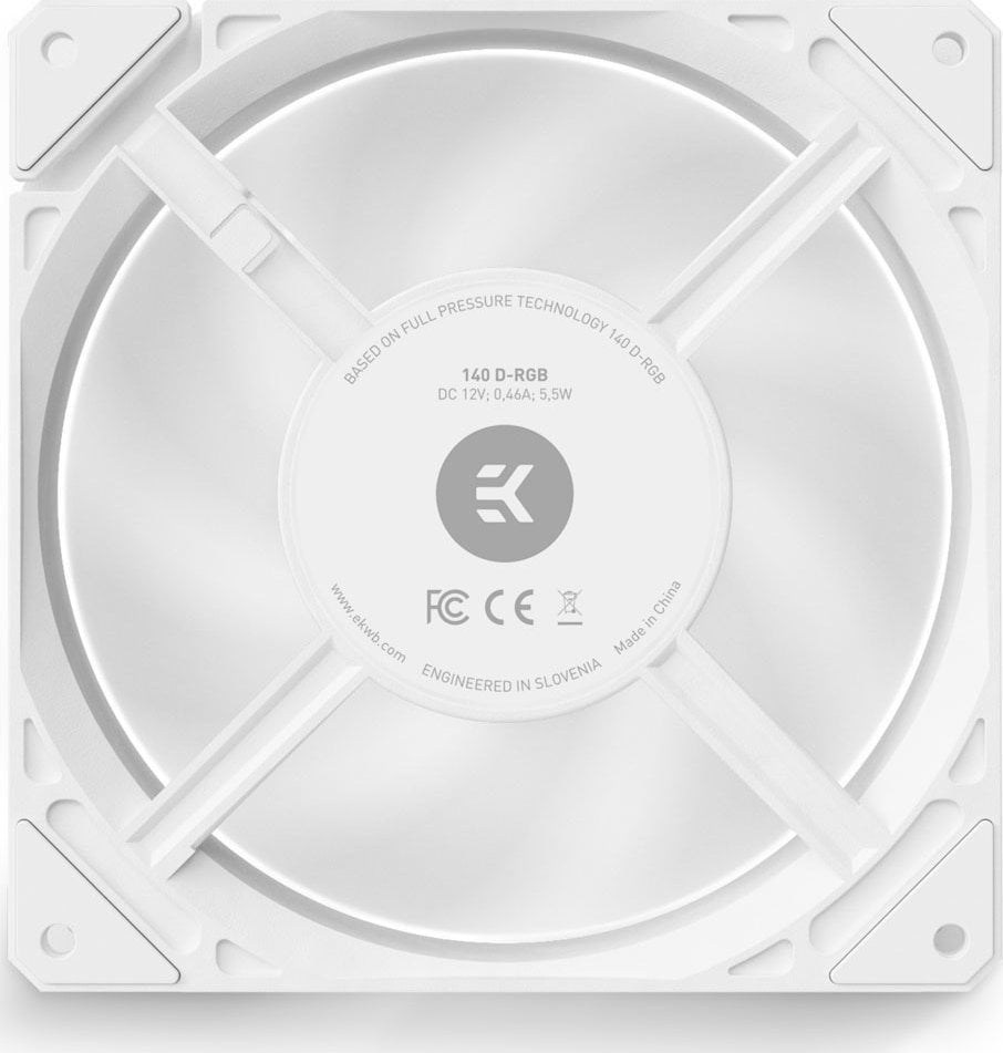 Ftohës EKWB EK-Loop FPT 140 D-RGB, 140 mm, i bardhë