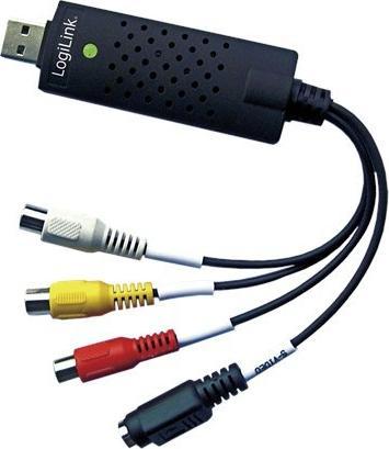 Adapter video LogiLink Video Capture, USB 2.0, audio multimedial, i bardhë