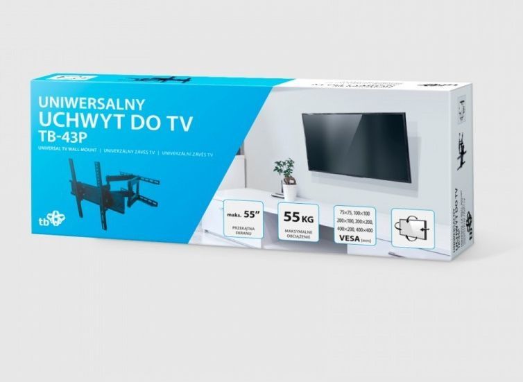 Mbajtëse televizori TB Print (TB-43P 26 '' - 55 ''), e zezë