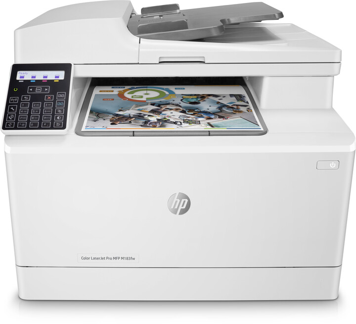 Printer HP LaserJet Pro MFP M183fw, i bardhë