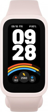 Byzylyk inteligjent Xiaomi Smart Band 9 Active, monitorim aktiviteti, rezistent ndaj ujit, rozë