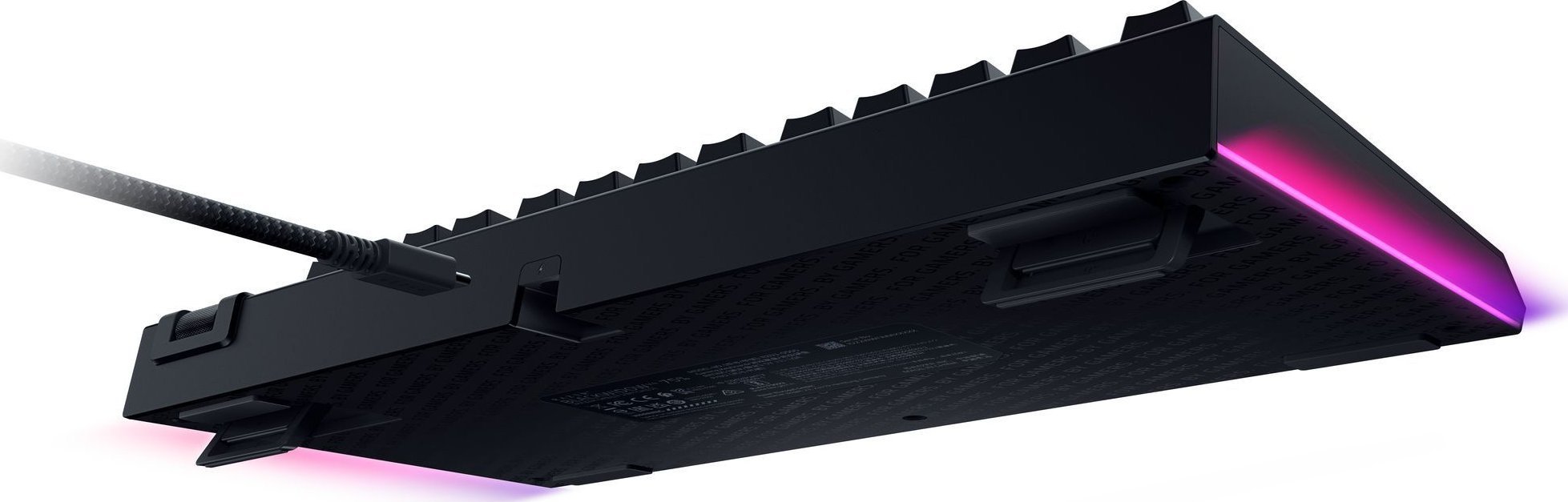 Tastierë mekanike Razer BlackWidow V4 75%, Razer Orange, RGB, e zezë 4