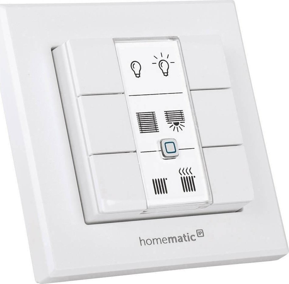 Ndërprerës muri smart HomeMatic IP HMIP WRC6, 6 butona, i bardhë