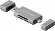 Lexues kartelash JJC CR UTC5AC, USB, shumëllojshmëri kartelash, gri