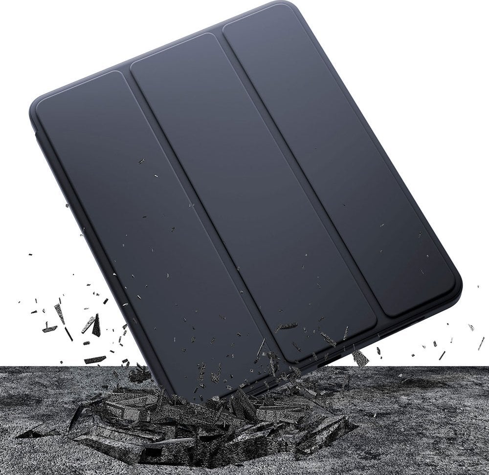 Mbulesë tablet 3MK Soft, për Samsung Galaxy Tab A9+ 12", funksion Wake Sleep, e zezë