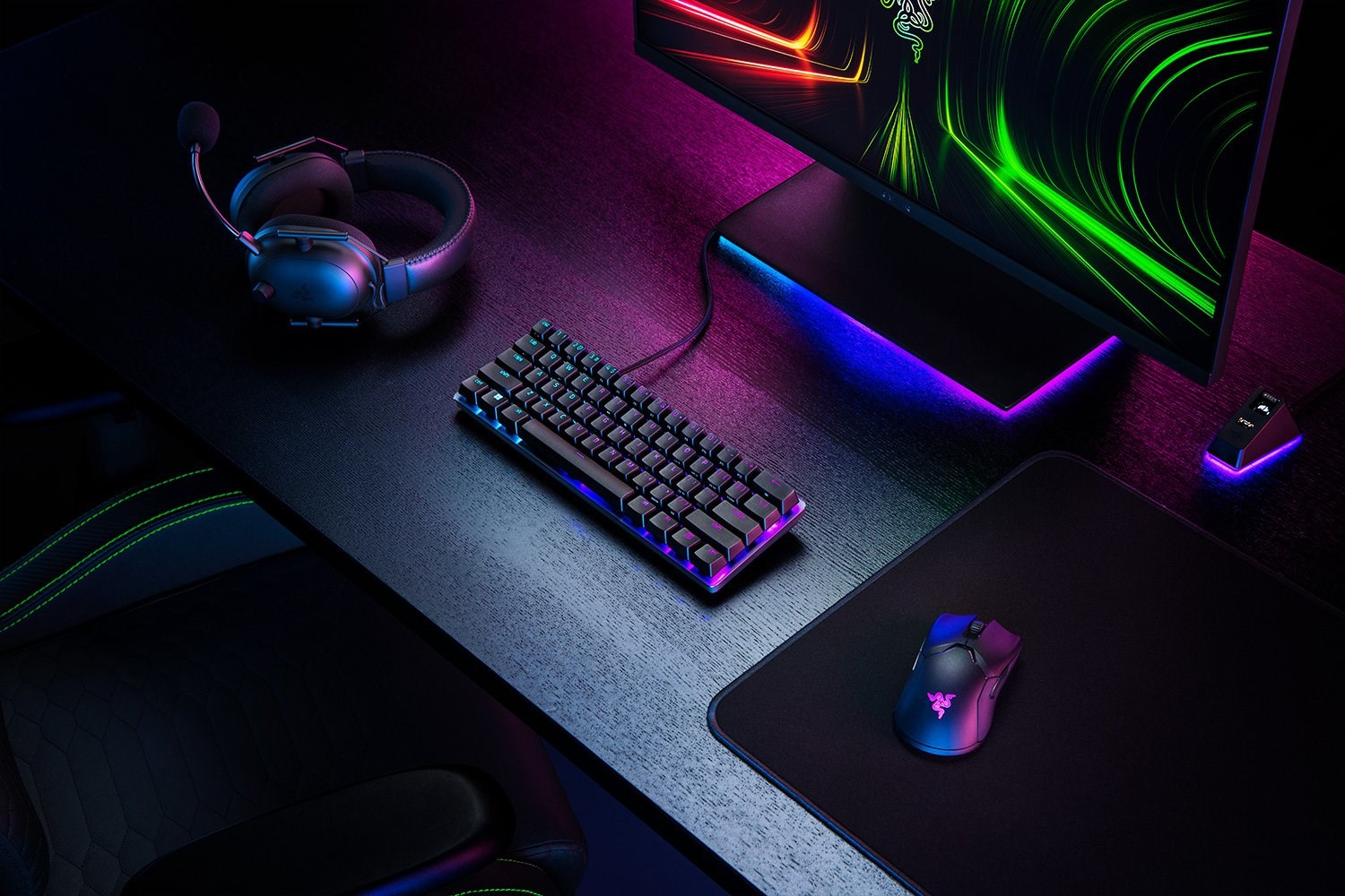 Tastierë lojërash Razer Huntsman Mini, 60%, Analog Switch, e zezë