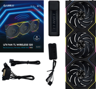 Ventilator PC Lian Li UNI TL Wireless Reverse Blade, 120mm, ARGB PWM, set 3 copë, i zi