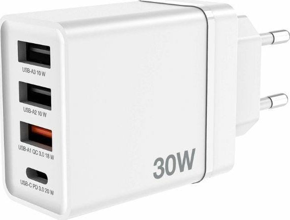Ngarkues Verbatim, USB, 5V, i bardhë