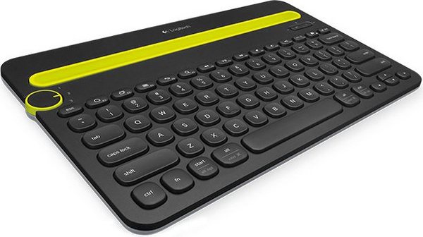 Tastierë Logitech K480, DE, e zezë/verdhë